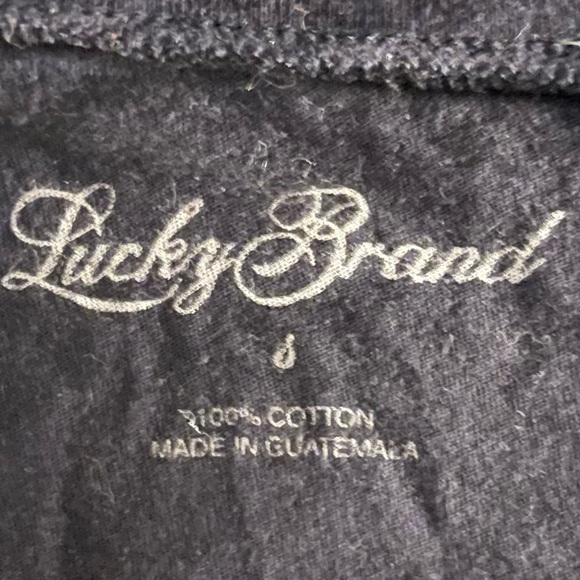 Lucky Brand Elephant Graphic T-Shirt Black Size S - Picture 4 of 5